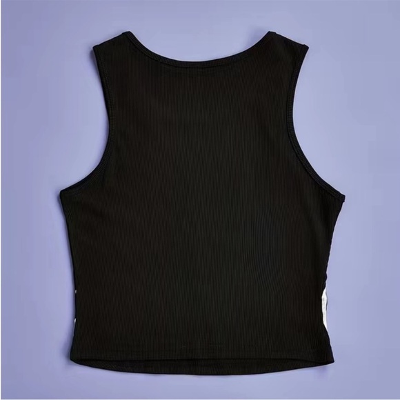 Skeleton X Ray Graphic Print Ribbed Tank Top - Picture 5 of 5